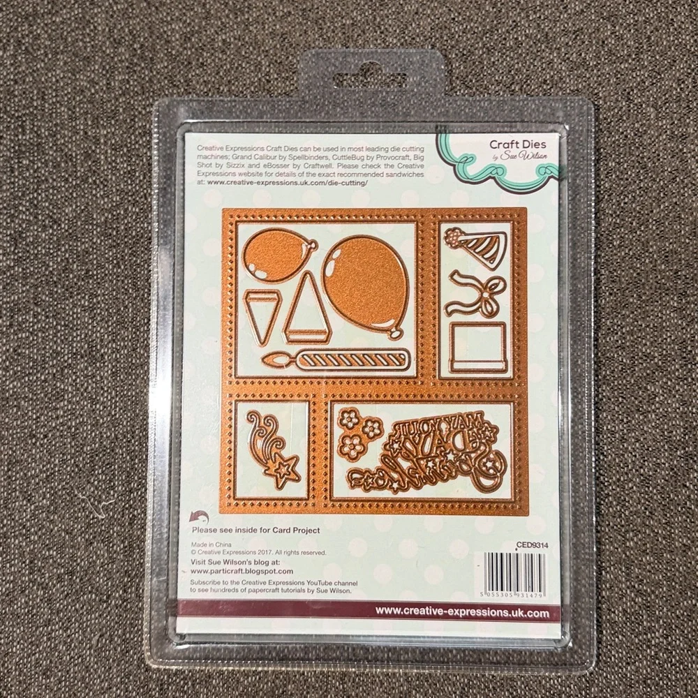 Creative Expressions Sue Wilson Craft Dies Shadow Box Bundle Of 4 All NWT